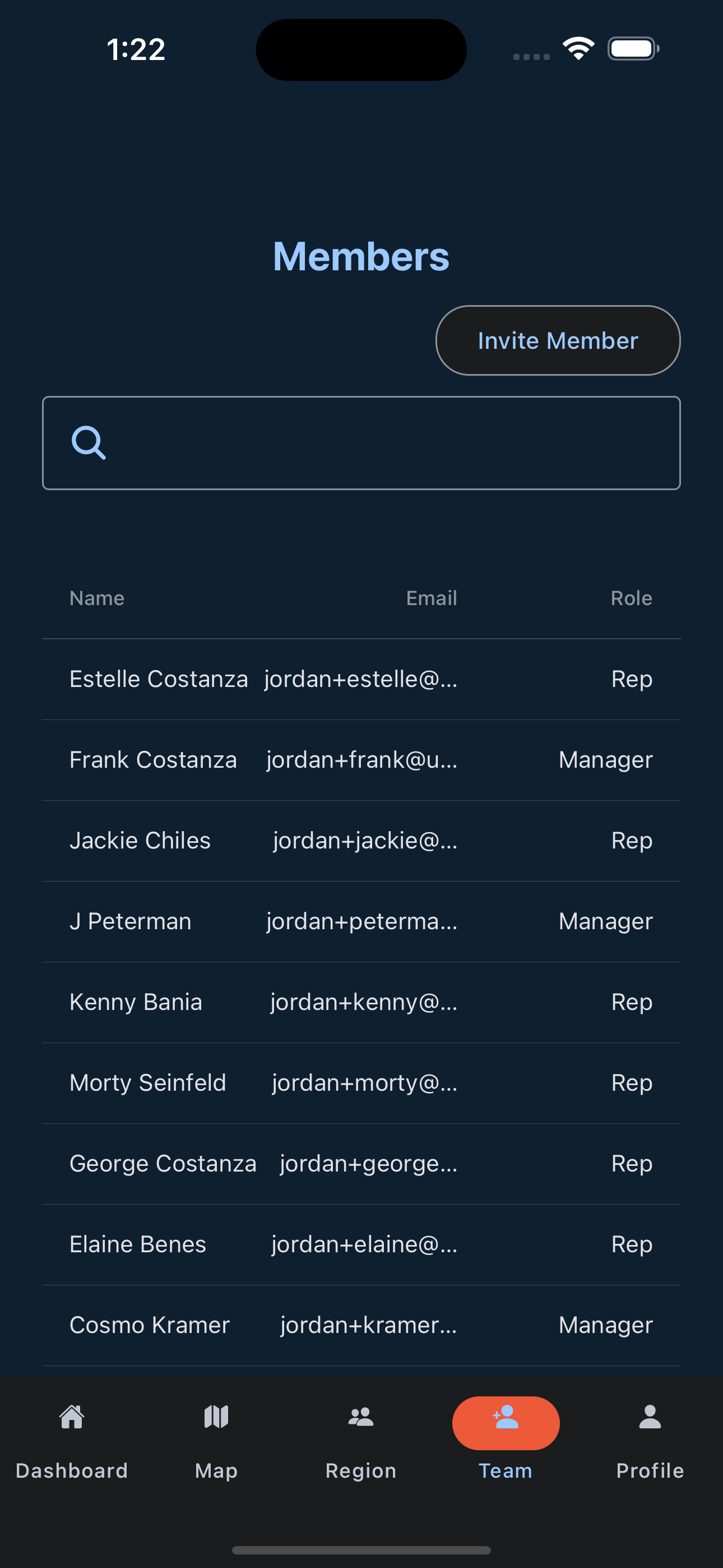 COBRA mobile invite